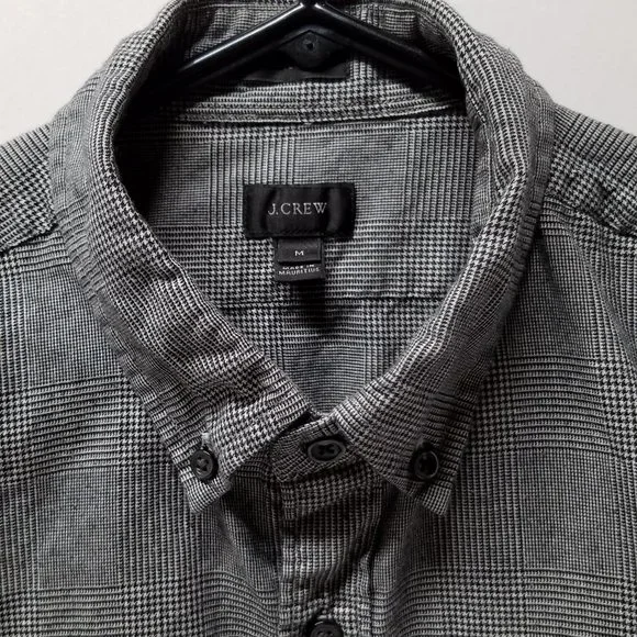 J. Crew Mini Houndstooth Slim Fit Button-Down Shirt - Picture 4 of 14